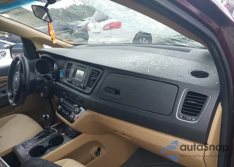 2015 Kia Sedona Lx из США, поврежденный, VIN KNDMB5C10F6057561